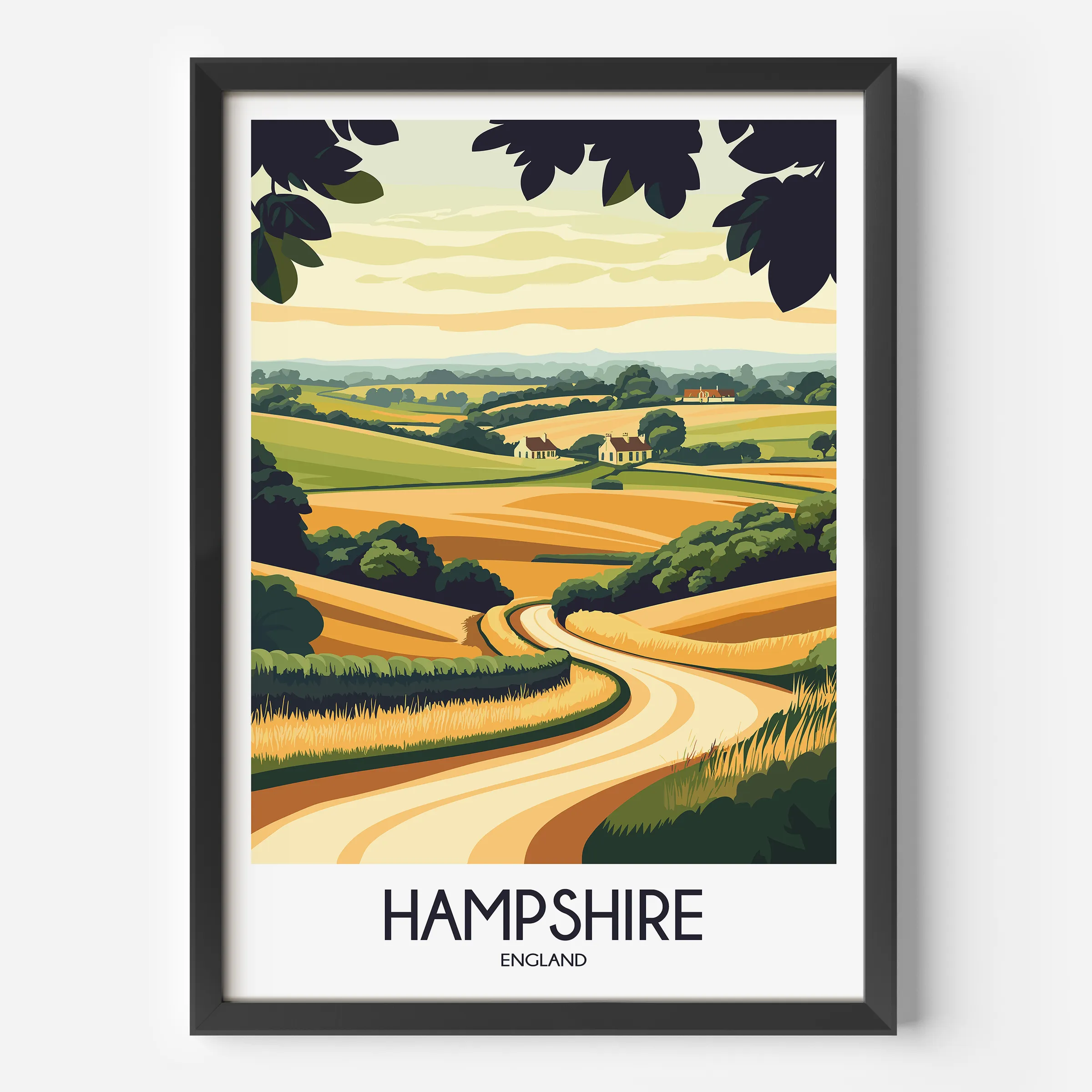 Hampshire Minimalist Wall Art