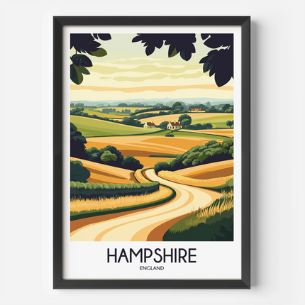 Hampshire Minimalist Wall Art