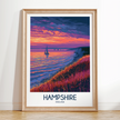Hampshire Souvenir Poster Print