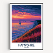 Hampshire Vintage Style Print