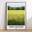 Happy Bottom Modern Travel Poster