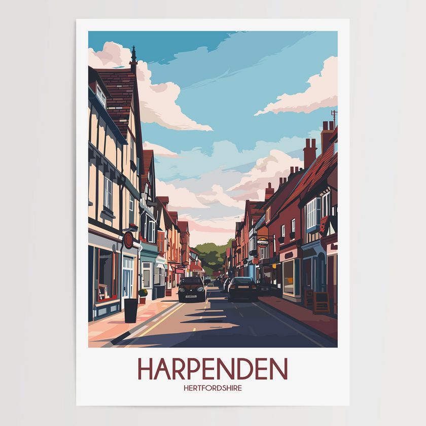 Harpenden Minimalist Wall Art