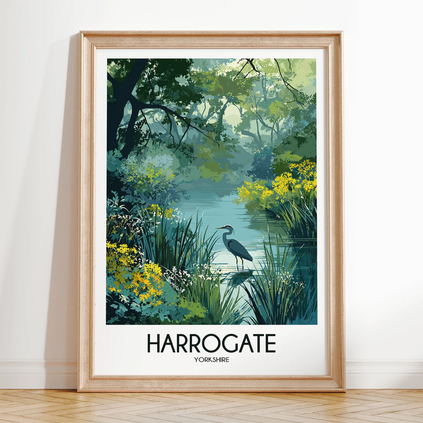 Harrogate Vintage Style Print