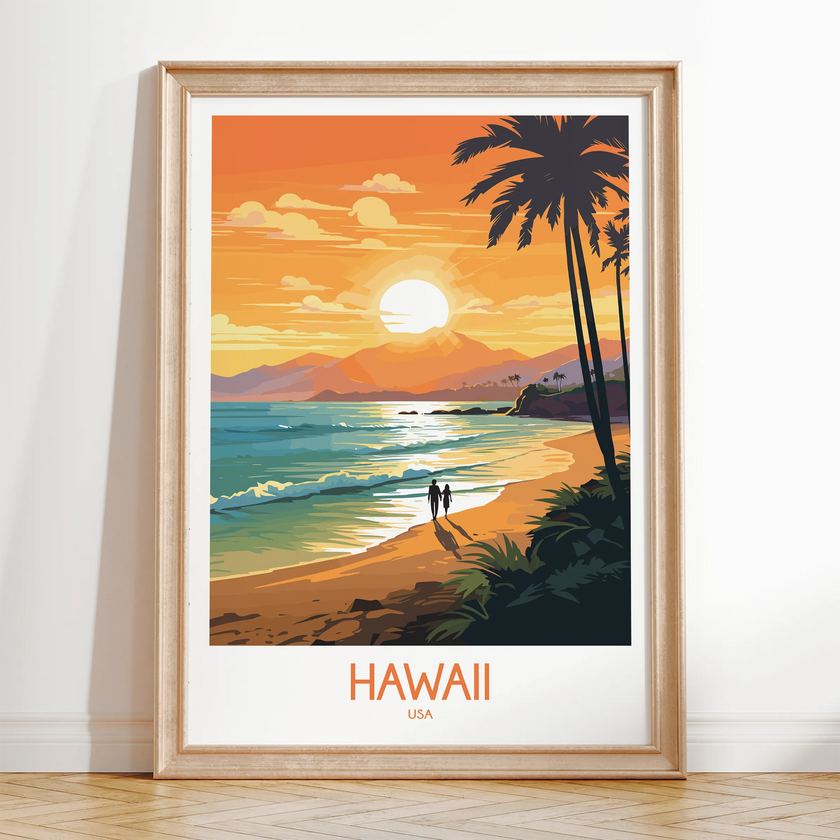 Hawaii Destination Art Gift