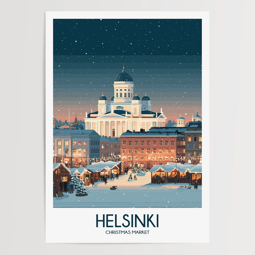 Helsinki Destination Art Gift