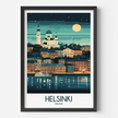 Helsinki Destination Art Gift