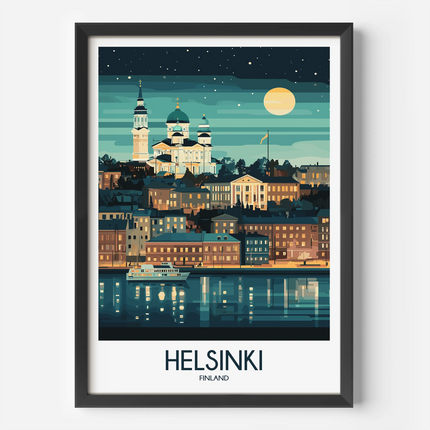 Helsinki Destination Art Gift