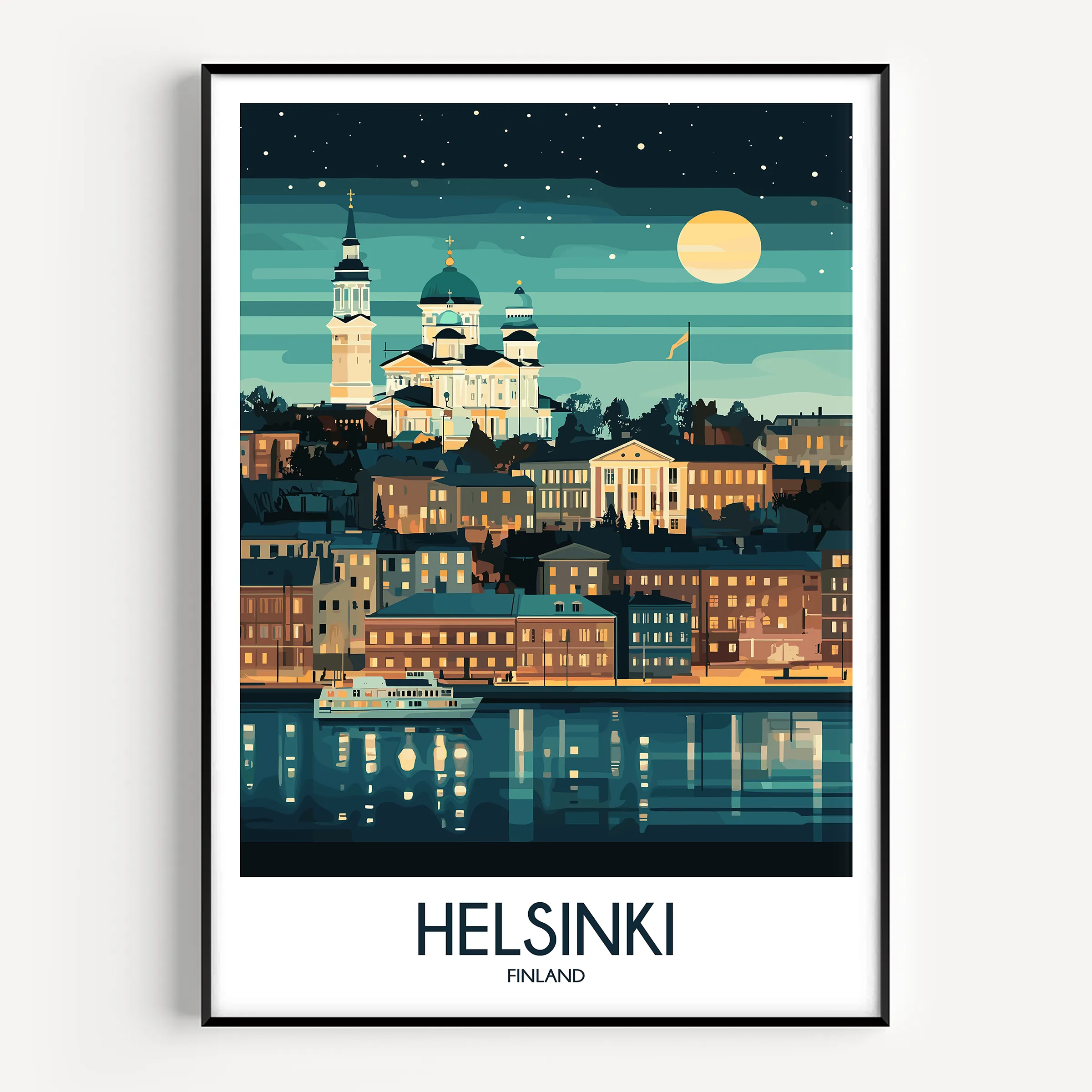 Helsinki Minimalist Wall Art