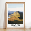 Helvellyn Modern Travel Poster