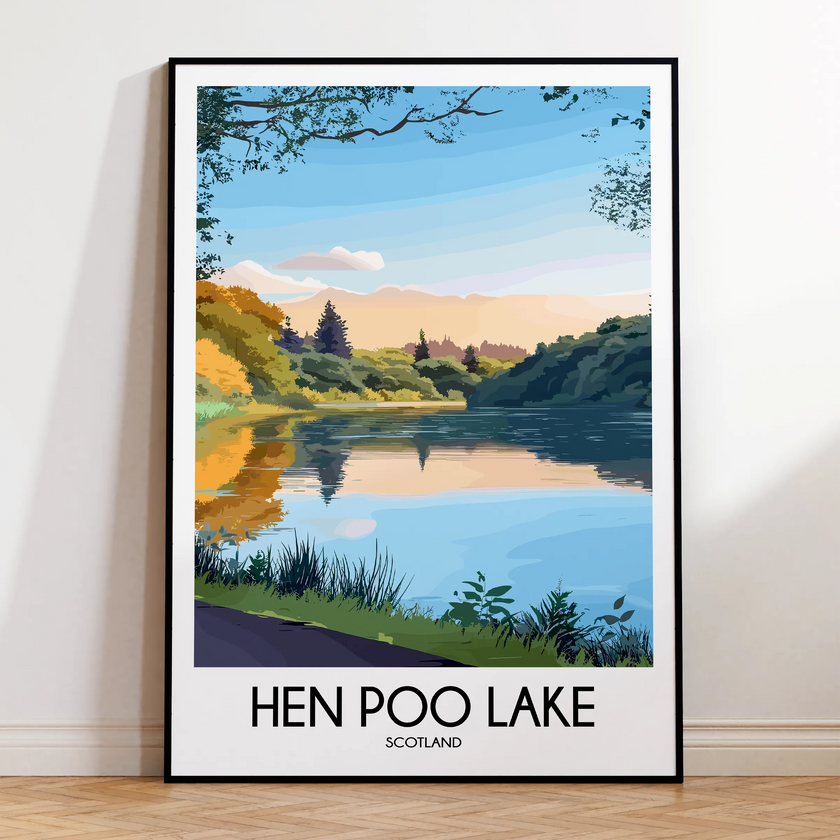 Hen Poo Lake Destination Art Gift