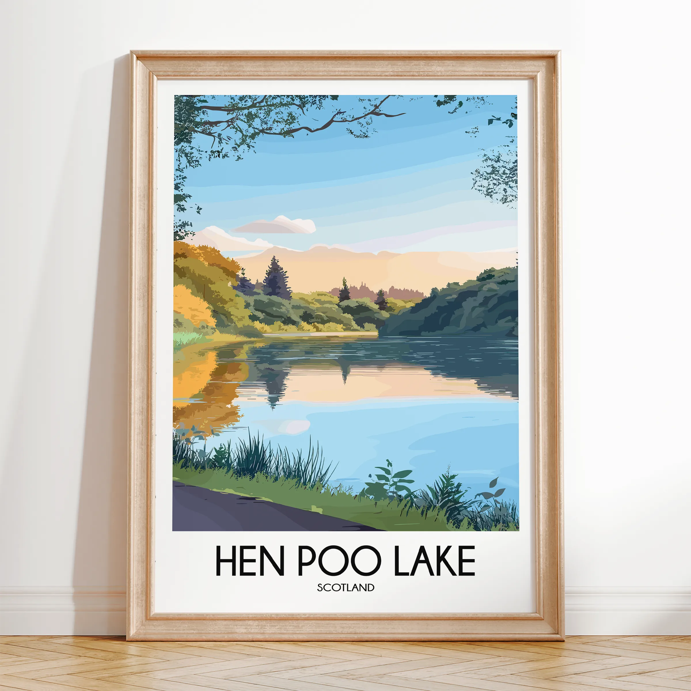 Hen Poo Lake Home Office Decor