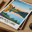 Hen Poo Lake Minimalist Wall Art