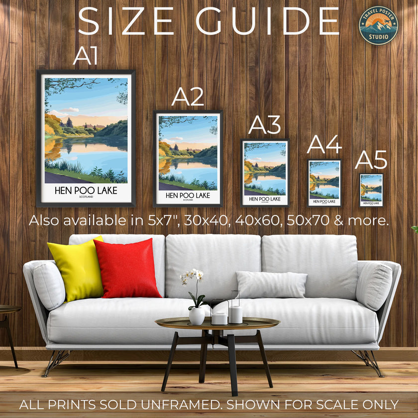 Hen Poo Lake Souvenir Poster Print