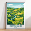 Herefordshire Destination Art Gift