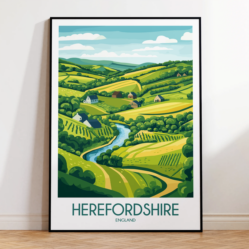 Herefordshire Destination Art Gift