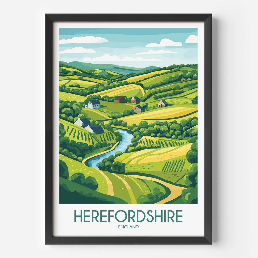Herefordshire Gallery Quality Print