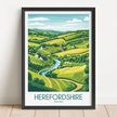 Herefordshire Minimalist Wall Art
