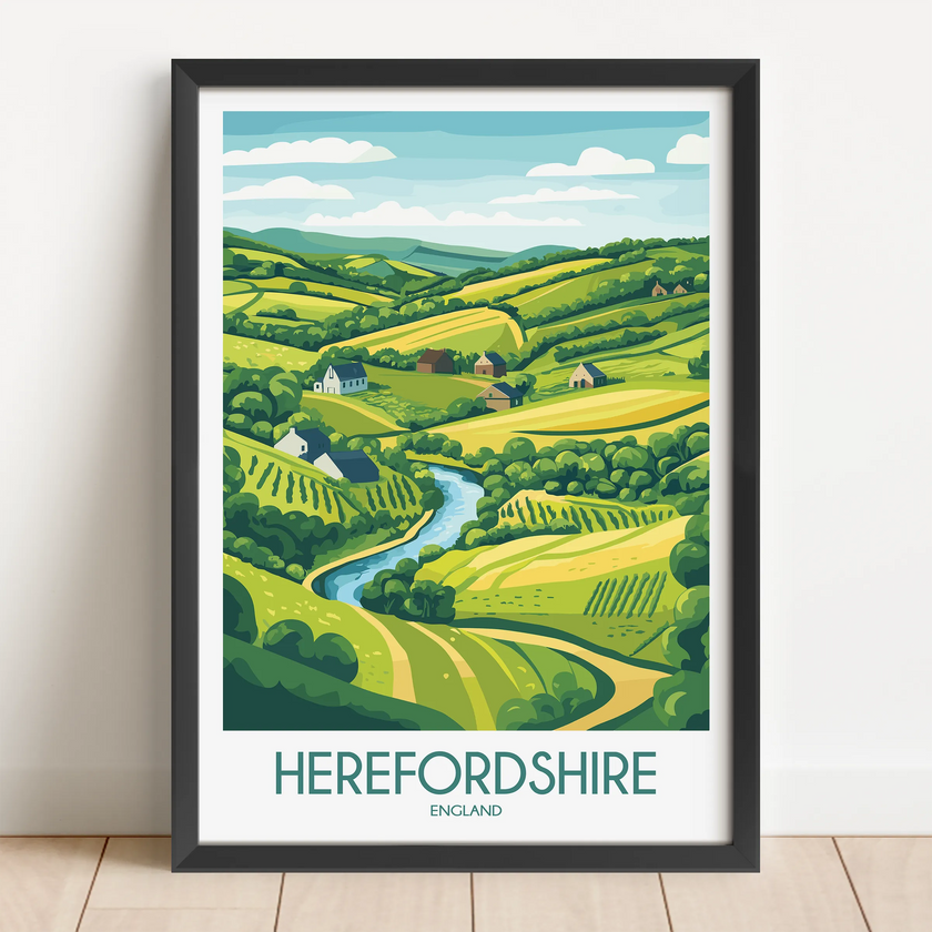 Herefordshire Minimalist Wall Art