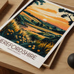 Herefordshire Retro Travel Illustration