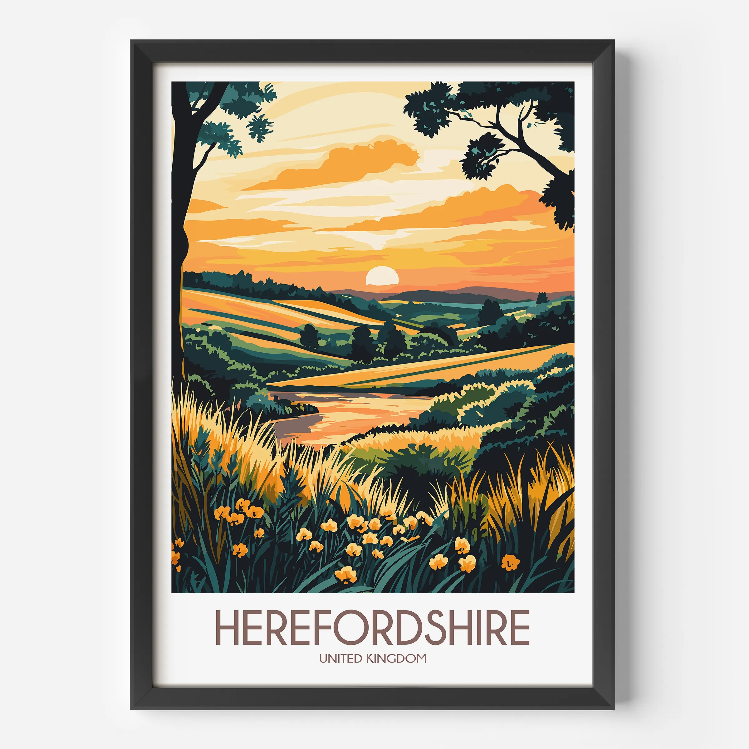 Herefordshire Travel Memory Gift