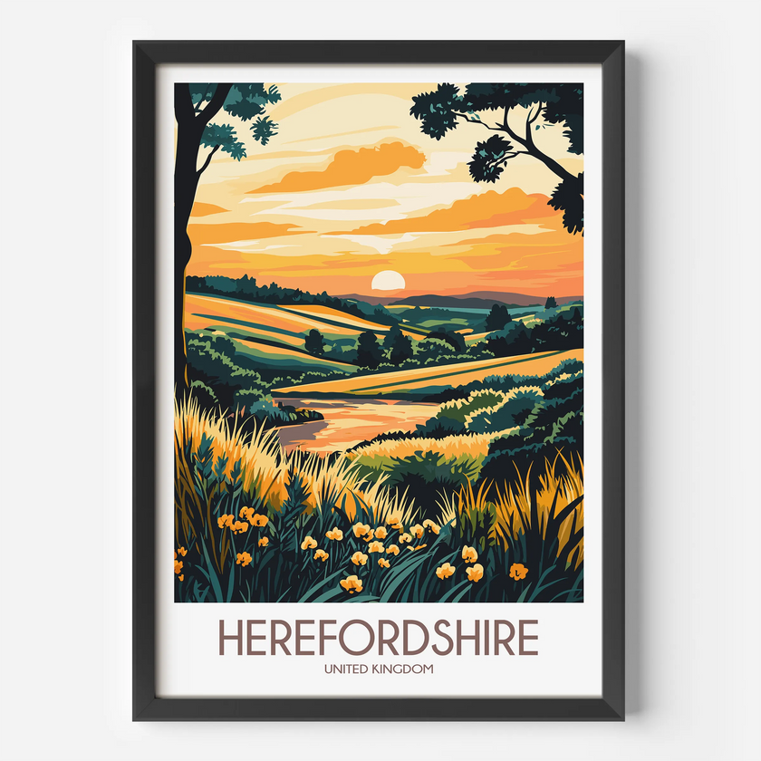 Herefordshire Travel Memory Gift
