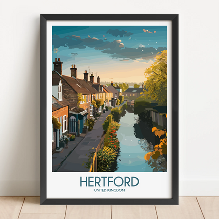 Hertford Souvenir Poster Print