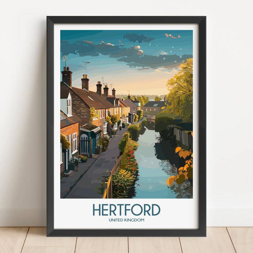 Hertford Souvenir Poster Print