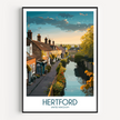 Hertford Vintage Style Print