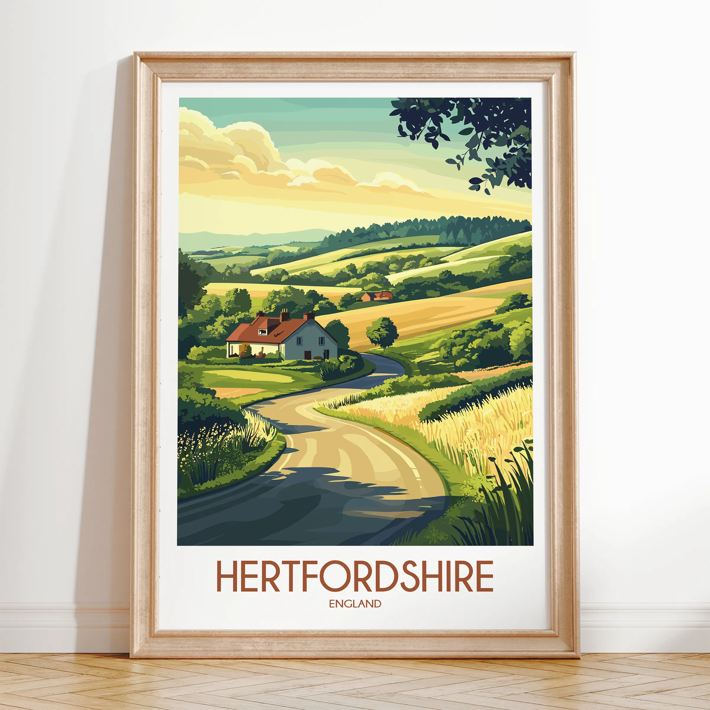 Hertfordshire Scenic Landscape Art