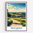 High Weald Destination Art Gift