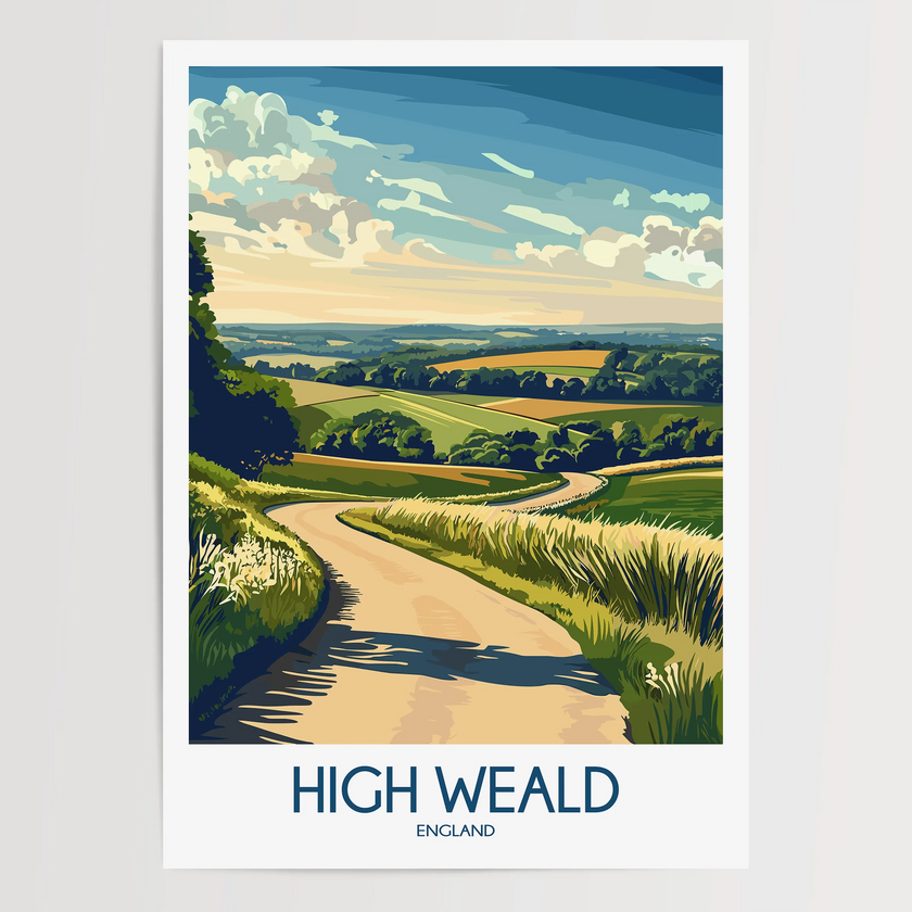 High Weald Minimalist Wall Art