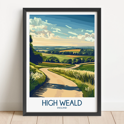 High Weald Souvenir Poster Print