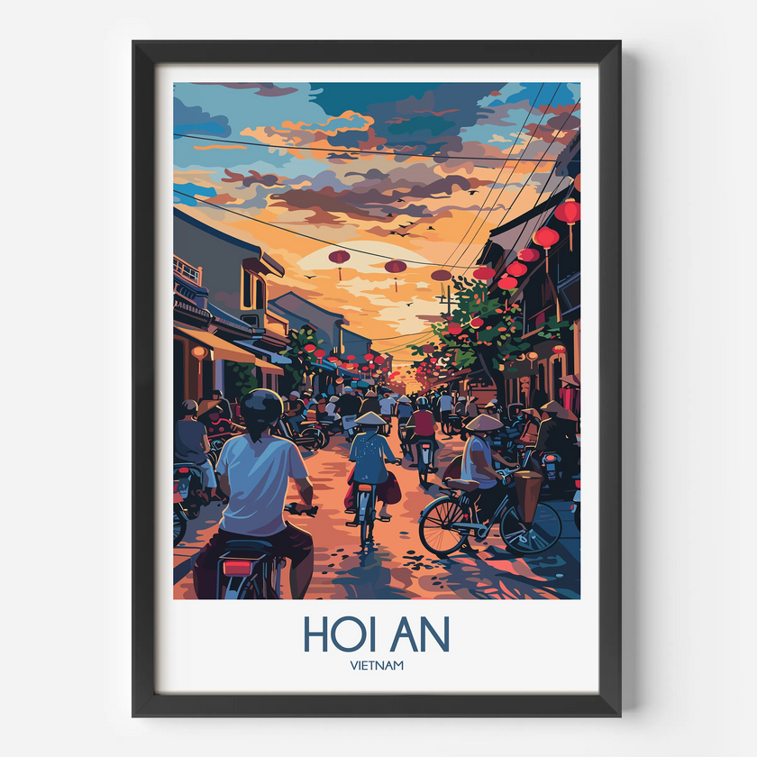 Hoi An Modern Travel Poster