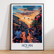 Hoi An Retro Travel Illustration