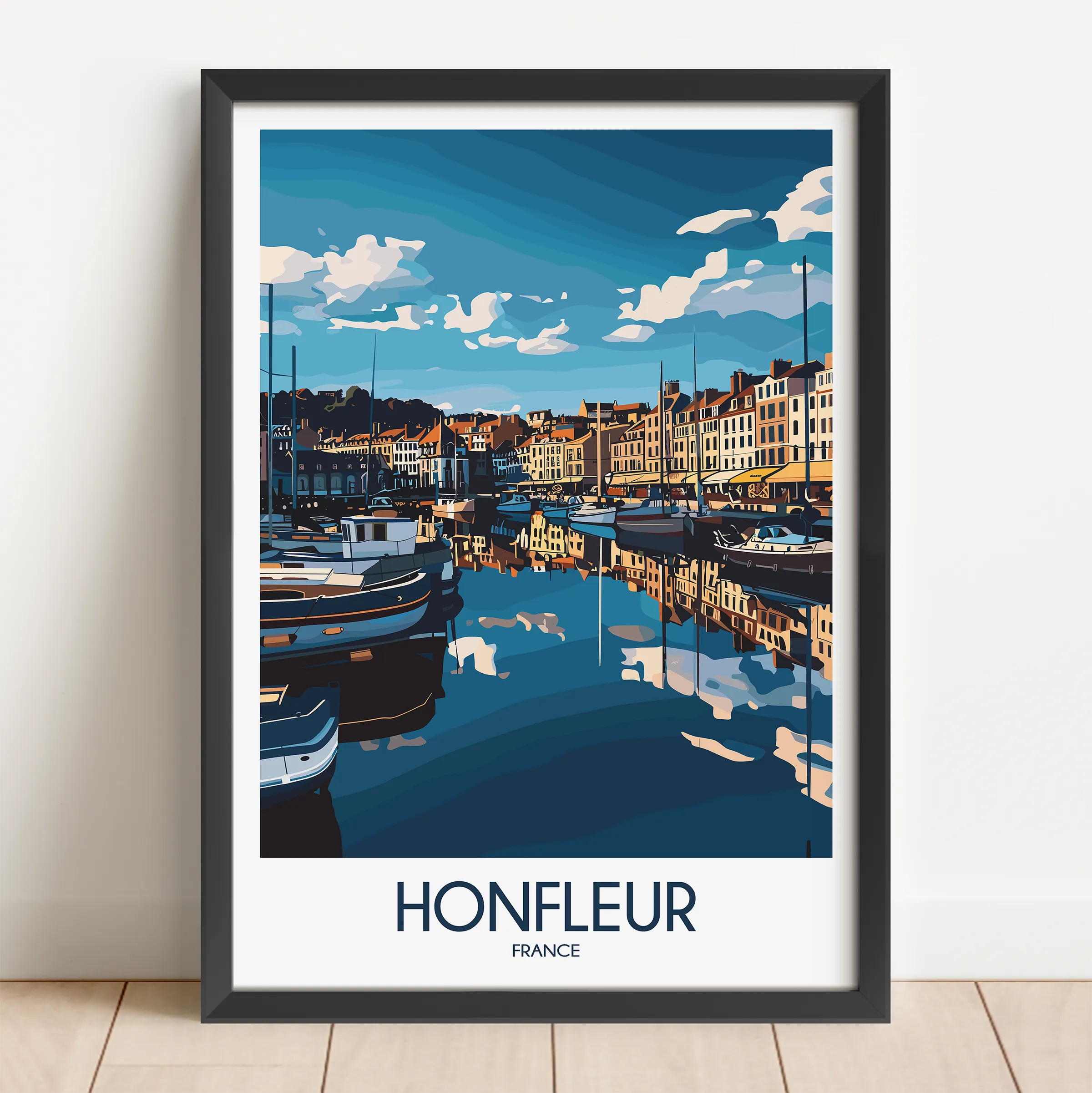 Honfleur Destination Art Gift