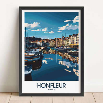 Honfleur Destination Art Gift