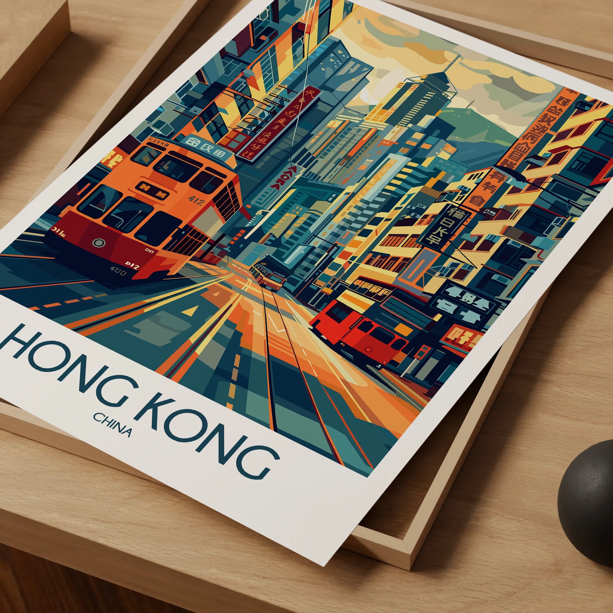 Hong Kong Scenic Landscape Art