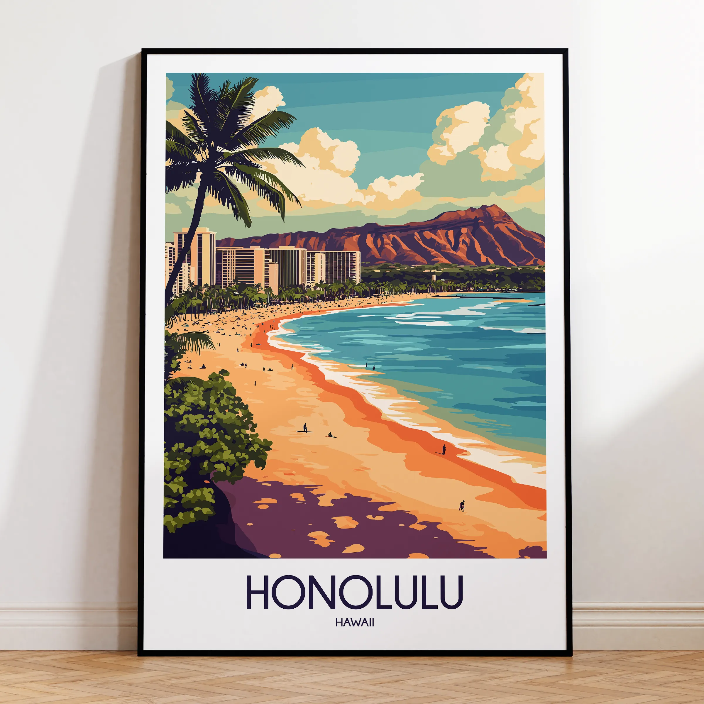 Honolulu Gallery Quality Print
