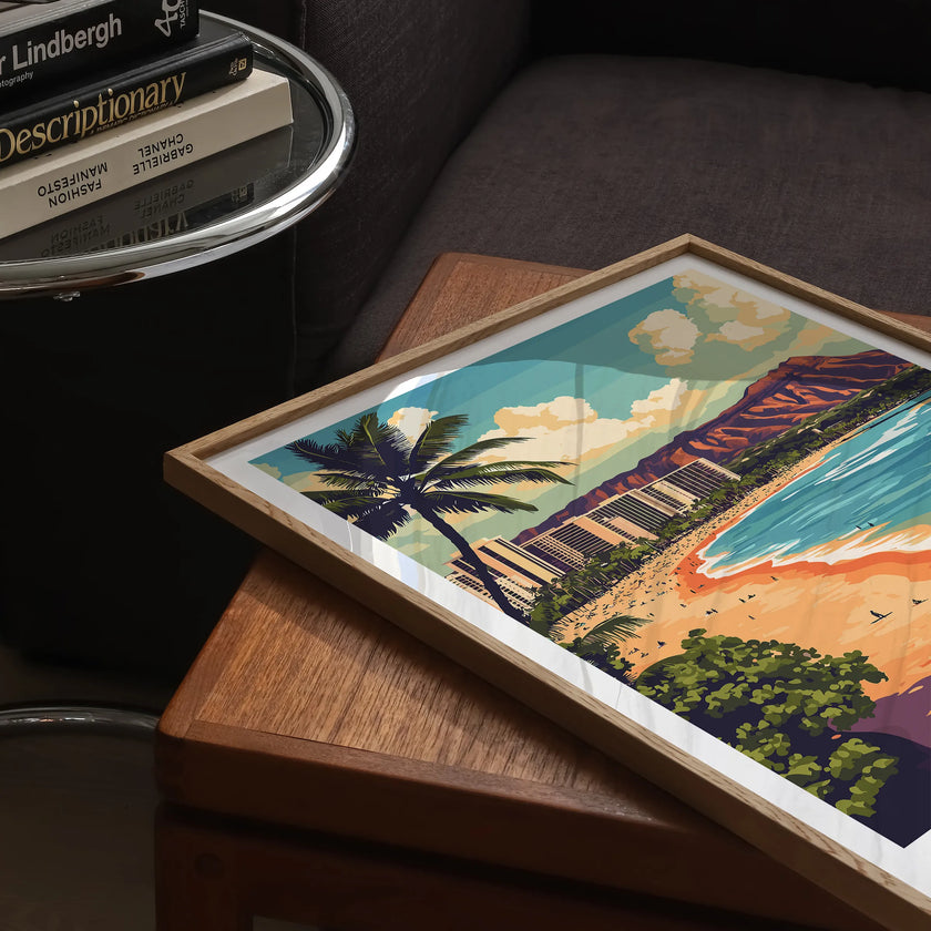 Honolulu Scenic Landscape Art