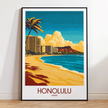 Honolulu Travel Memory Gift