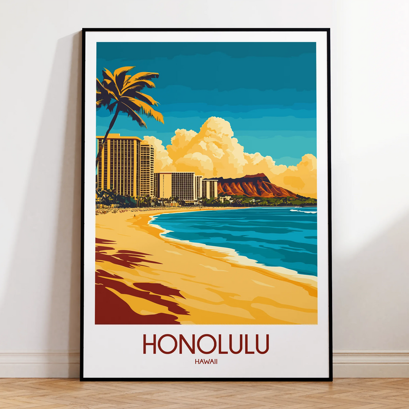 Honolulu Travel Memory Gift