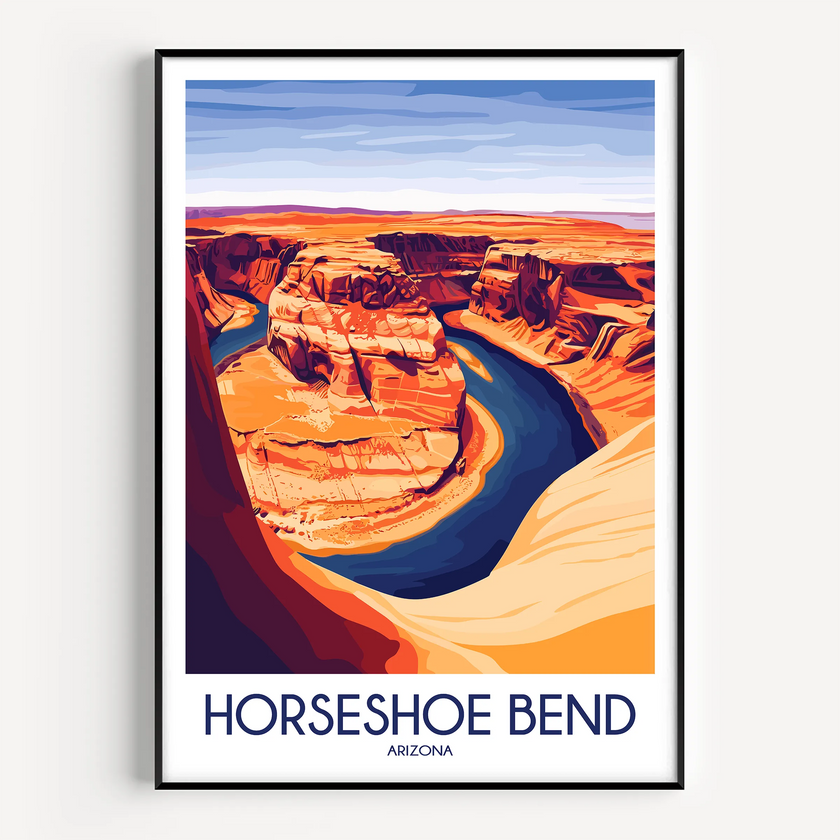 Horseshoe Bend Home Office Decor