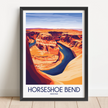 Horseshoe Bend Minimalist Wall Art