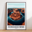 Horseshoe Bend Minimalist Wall Art