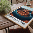 Horseshoe Bend Retro Travel Illustration