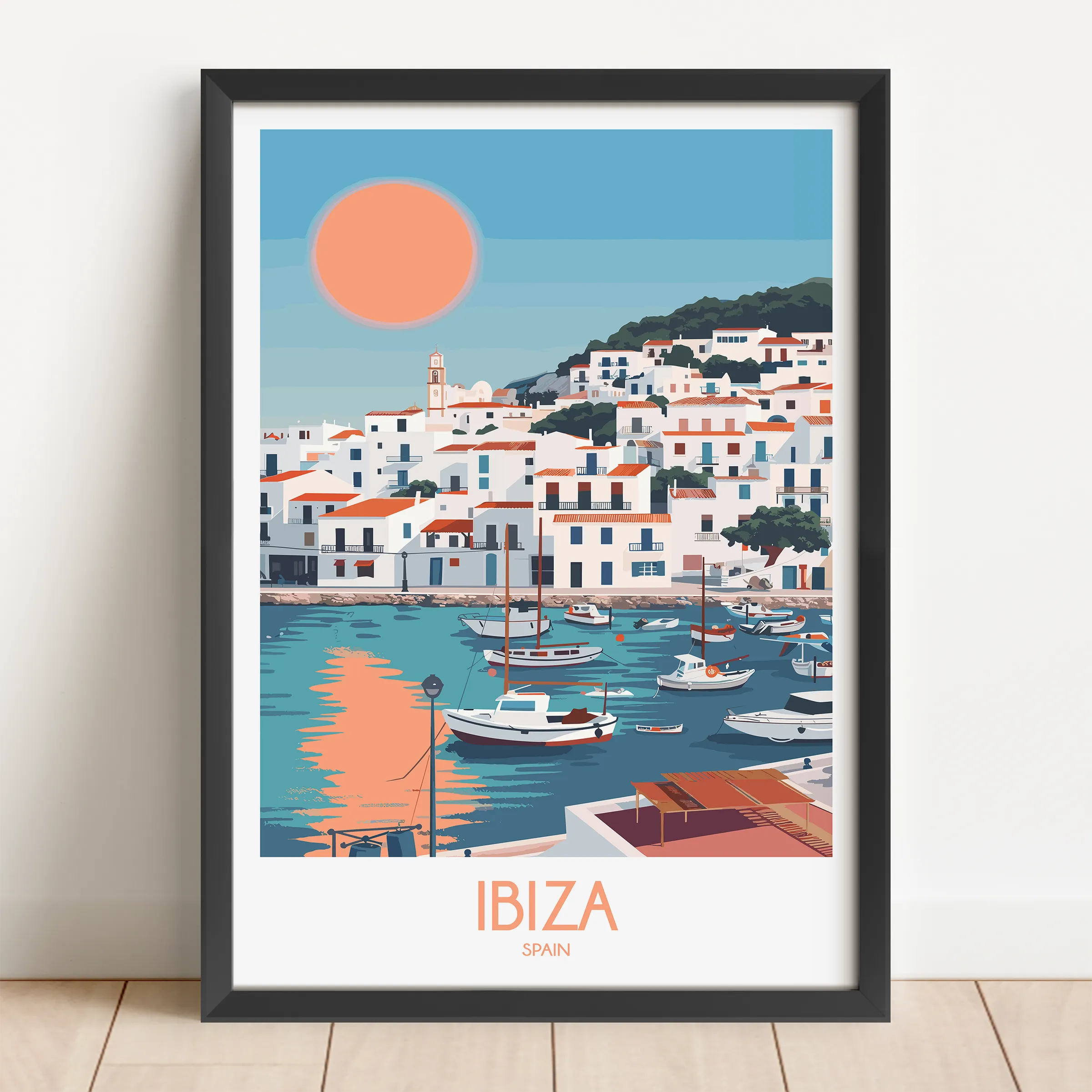 Ibiza Minimalist Wall Art