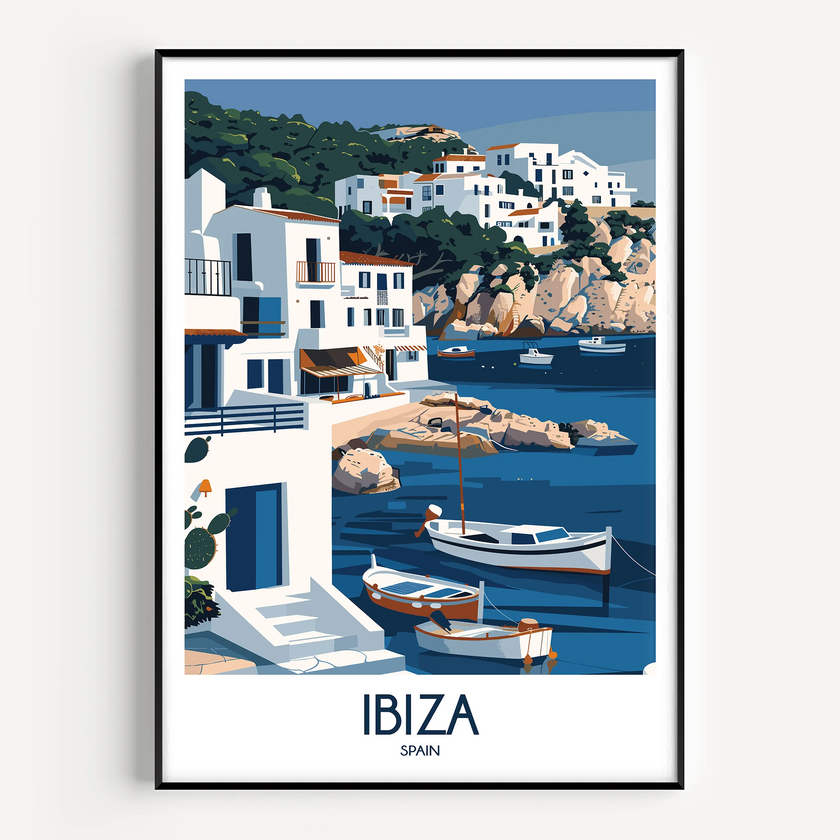 Ibiza Minimalist Wall Art