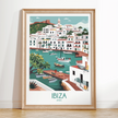 Ibiza Modern Travel Poster
