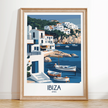 Ibiza Retro Travel Illustration
