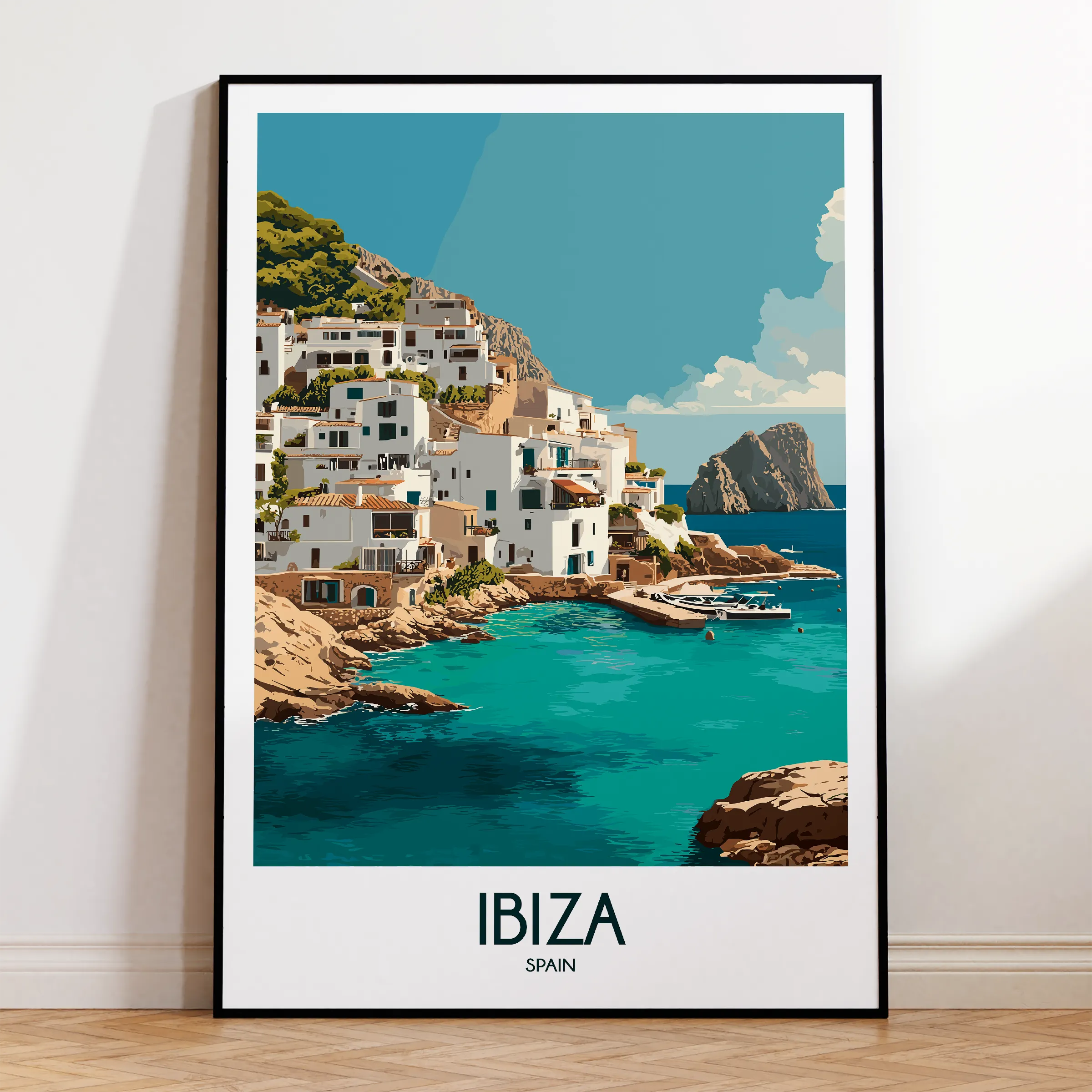 Ibiza Souvenir Poster Print